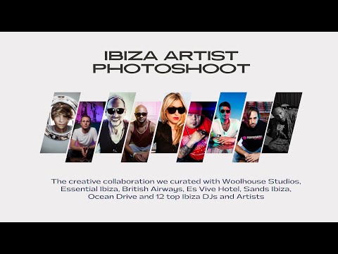 'Ibiza Artist PhotoShoot'  - Full Feature - With Woolhouse Studio's  & Lucky Life