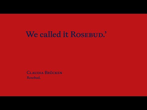 Claudia Brücken - Rosebud (Official Lyric Video/Visualiser)