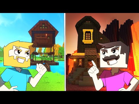 Who Can Build The BEST Hytale Starter Base?