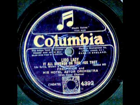 Fred Rich & His Hotel Astor Orchestra on 78 rpm