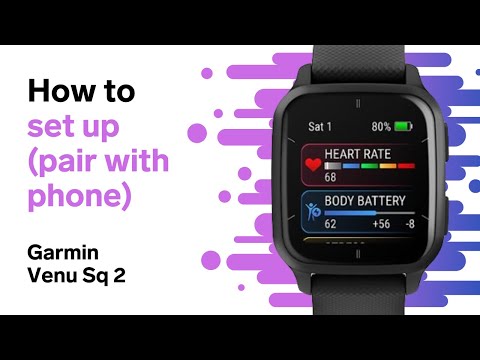How to Set Up Garmin Venu Sq 2 (Step-by-Step)