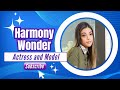 Harmony Wonder The Biography Of The Famous Actress Florida United States