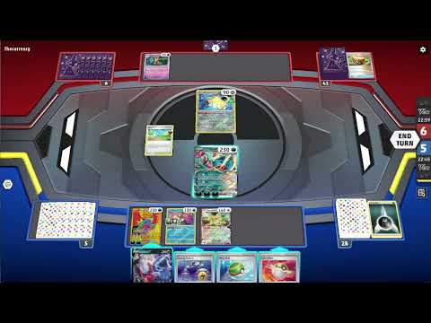 Pokemon TCG Live Battle. My 'Roaring Moon ex2 D5' Deck versus a Psychic Deck