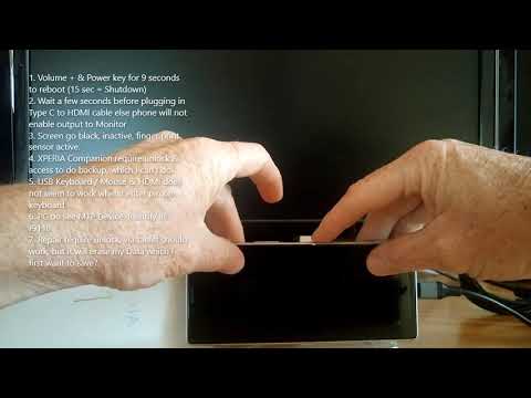 XPERIA 1   Black* Screen How can I do a Data backup