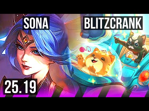 SONA & Smolder vs BLITZCRANK & Kai'Sa (SUP) | 7/0/21, Godlike, 19k DMG | EUW Grandmaster | 25.19