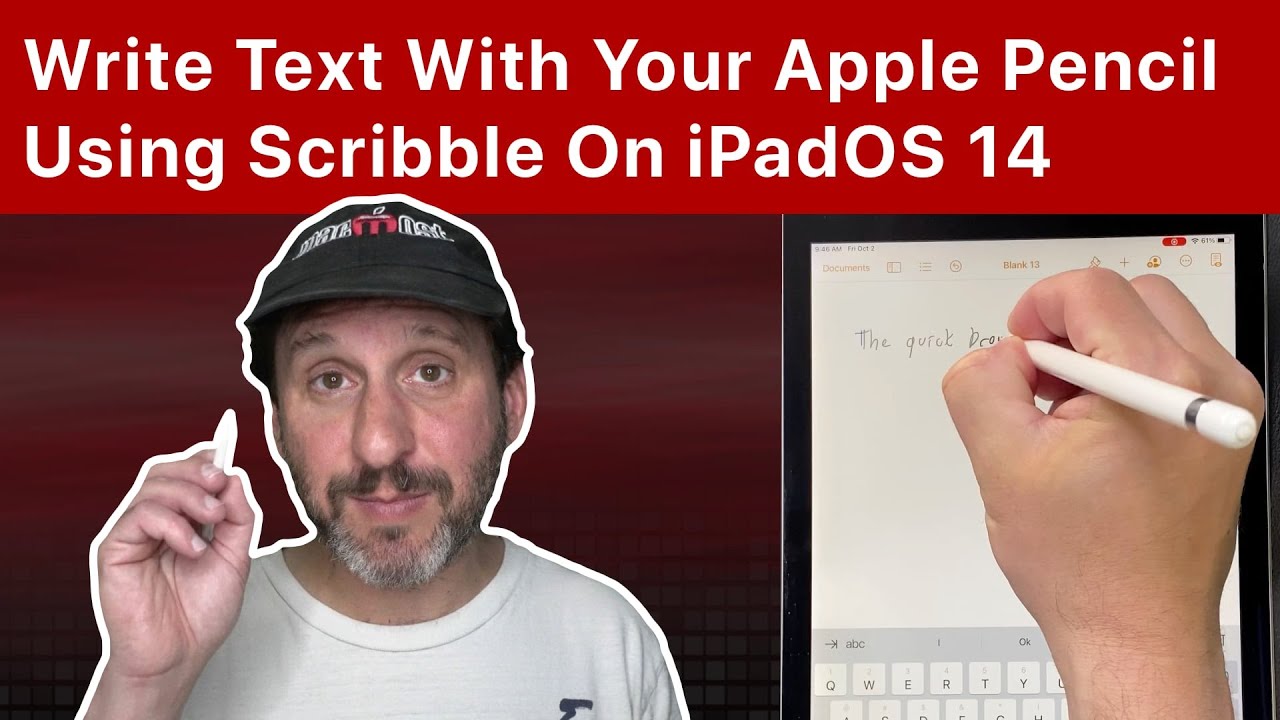 Write Text With Your Apple Pencil Using Scribble On iPadOS 14