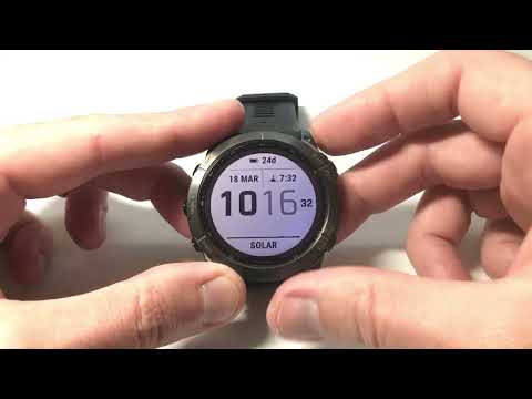 Garmin Fenix 7X: Set buttons to auto lock