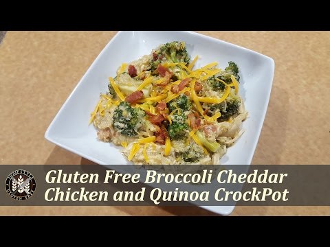 Broccoli Cheddar Chicken Quinoa CrockPot! | HomeStyle Gluten Free
