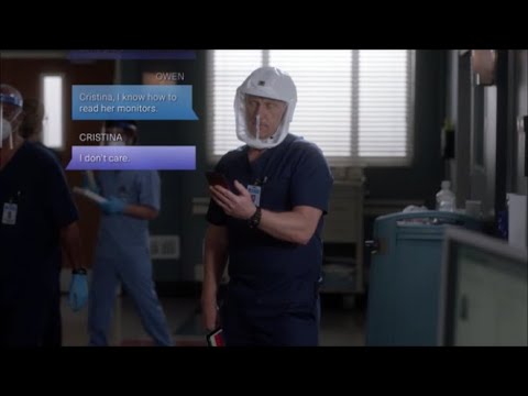 [ GREYS ANATOMY ] Breathe 17x10 | Cristina texts Owen