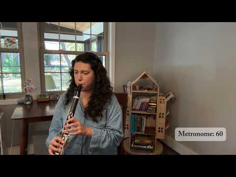 Selected Studies for Clarinet Mini-Lesson: G major page 10 by Bach