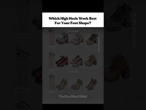 Which High Heels Work Best For Your Foot Shape? (Germanic • Egyptian • Greek) #clearheels #heels