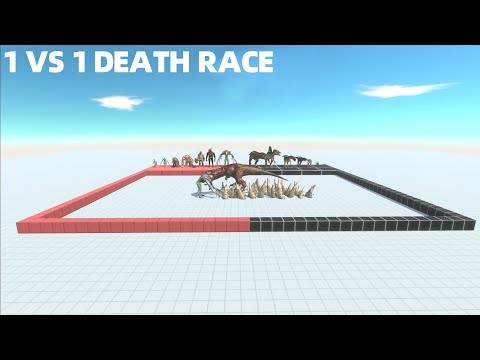1 VS 1 INFERNALS GROUP VS  CARNIVORE DINOSAURS GROUP －Animal Revolt Battle Simulator
