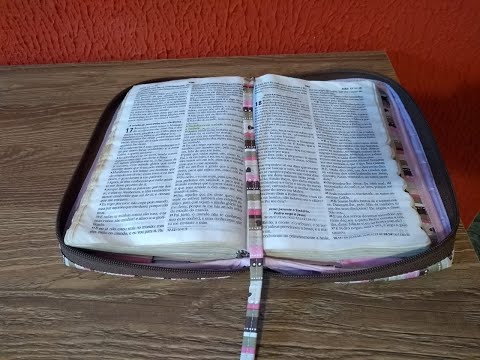 How to make a zippered bible cover