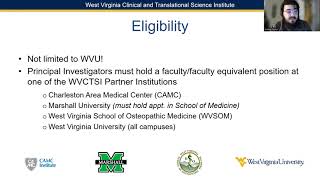 Funding West Virginia Clinical Translational Science Institute Funding West Virginia Clinical Translational Science Institute