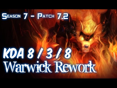 WARWICK vs SHYVANA Jungle - Patch 7.2 NA Ranked