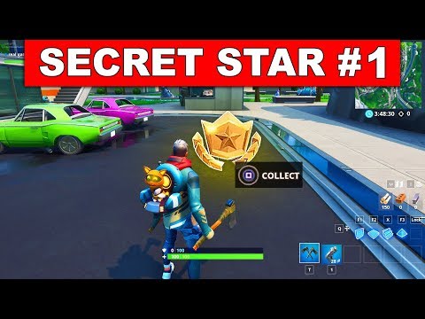 WEEK 1 SEASON 9 SECRET BATTLE STAR LOCATION! - Find the Secret Battle Star in Loading Screen 1
