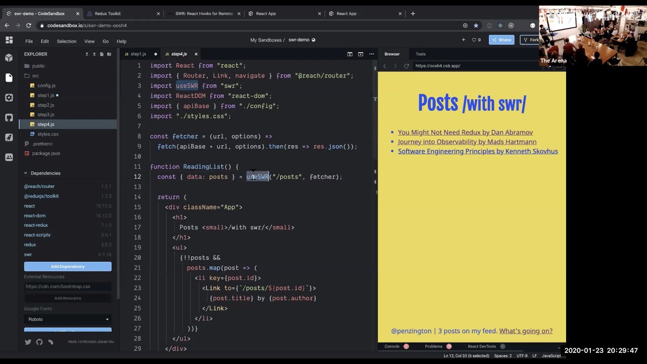 Simple fetching with SWR  - Maciek Pekala