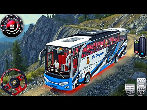 Offroad Coach Bus Driving 2026 - Real Uphill Bus Drive Simulator 3D - Android GamePlay