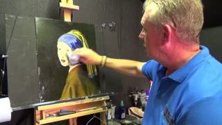 How to Age a Painting, Acrylic painting for beginners, #clive5art