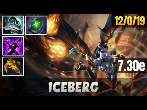 Iceberg | Queen of Pain | Dota 2 Pro Gameplay - Patche 7.30e