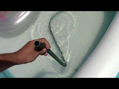 LIFE HACK how to drain / siphon with a short hose  How to drain a pool