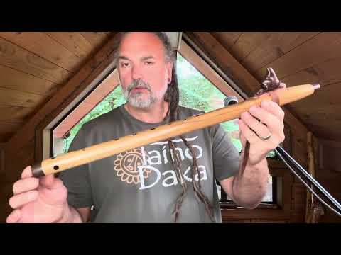 Teakwood Taino Yúcahu Flute in F# Minor