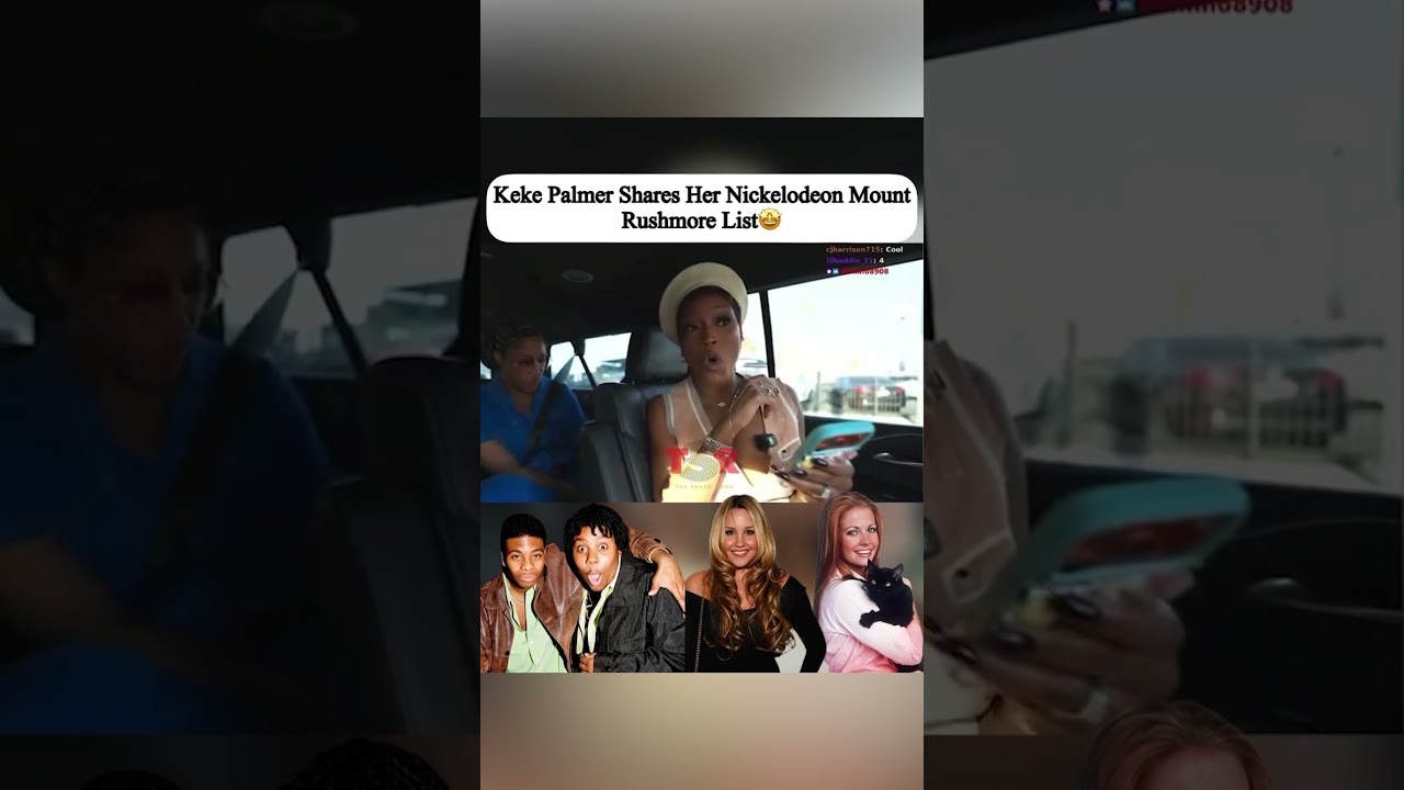 Keke Palmer Reveals Her Nickelodeon Mount Rushmore! #kekepalmer #nickelodeon