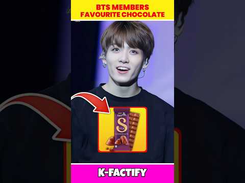 BTS Members Favourite Chocolate 💚 || #shorts #bts #kpop