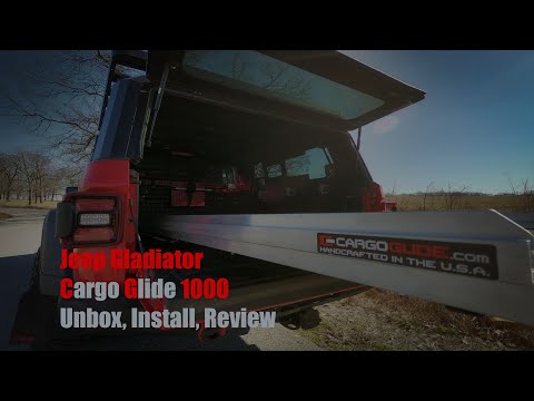 Jeep Gladiator Rubicon | Cargo Glide Sliding Bed System Installation and Impressions