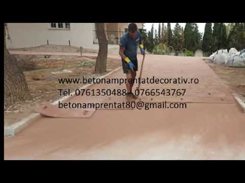Beton Amprentat Valea lui Lalu - Buzău  Tel.0761350488 -0766543767