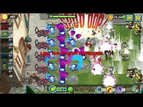 Plants vs. Zombies 2 Epic Quest - Premium Seeds - Gold Bloom - step 1