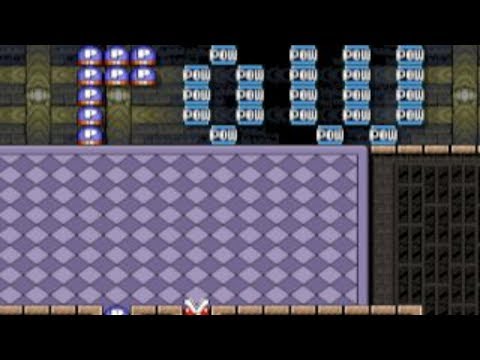 The P & The Pow Puzzle by Blizz ~ SUPER MARIO MAKER ~ NO COMMENTARY 1bd