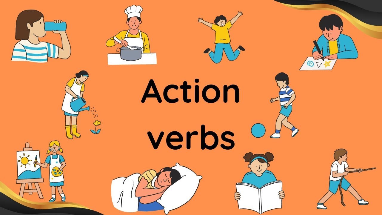 Action Verbs | Action Verbs For Kids  |  Action Verbs For Beginners  | Daily Action Verbs In English