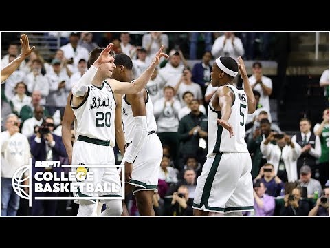 Michigan State dominates Michigan on senior night | College Basketball Highlights