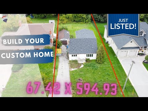 Dream Lot for sale| Whitby Real Estate for sale| 409 Powell Whitby| Build a Custom Home