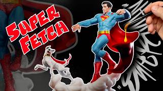 How To Paint 3D Prints in 20 Mins - Superman and Krypto
