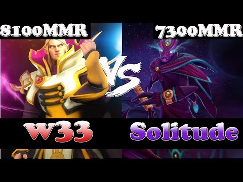 Dota 2 - w33 8100 MMR Plays Invoker VS Solitude 7300MMR Plays Spectre - Ranked Match Gameplay
