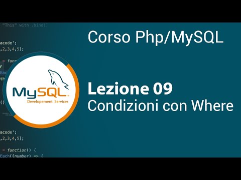 PHP/MYSQL Tutorial 09 - Conditions with SELECT