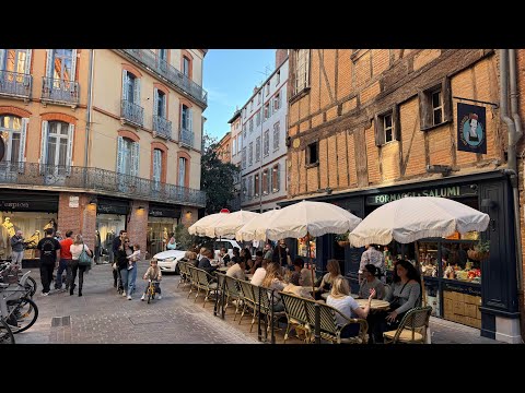 Toulouse Walking Tour (4K UHD) | Exploring the St-Étienne Cathedral & Historic Quarter