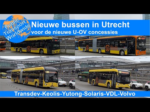 Nieuwe bussen in Utrecht - Start nieuwe U-OV Concessies