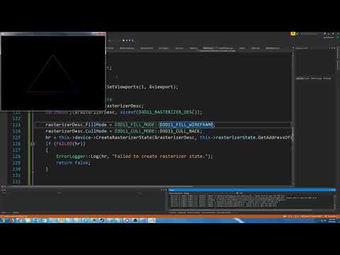 C++ DirectX 11 Engine Tutorial 16 - Rasterizer State