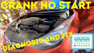 2013 HYUNDAI ELANTRA 1.8L | CRANK NO START - CAM/CRANK CORRELATION TO THE RESCUE!