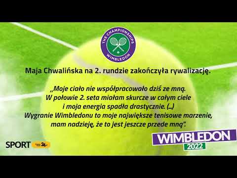 Wimbledon 2022: Maja Chwalińska ma wielkie cele na przyszłość. „To moje marzenie”