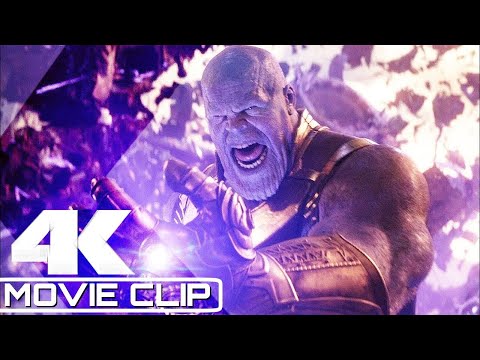 Avengers Infinity War 2018 ► Thanos vs Avengers Titan Confrontation Scene ► IMAX 4K Ultra HD | By AZ