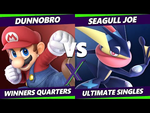 S@X 434 Winners Quarters - Dunnobro (Mario) Vs. Seagull Joe (Greninja) Smash Ultimate - SSBU