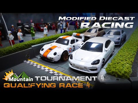Qualify Race 4 🏁 KotM Tournament 4 | Modified Diecast Car Racing