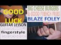 BIG CHEESEBURGERS & GOOD FRENCH FRIES - BLAZE FOLEY fingerstyle GUITAR LESSON - frans kuijpers BIG CHEESEBURGERS & GOOD FRENCH FRIES - BLAZE FOLEY fingerstyle GUITAR LESSON