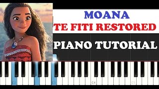 Moana - Te Fiti Restored (Piano Tutorial + FREE PIANO SHEET)