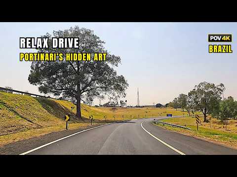 Conduzindo no interior de São Paulo, Brasil | Ribeirão Preto para Batatais | POV 4K