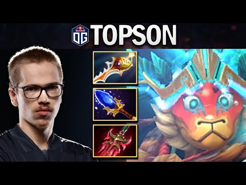 OG.TOPSON MONKEY KING WITH DIVINE RAPIER - DOTA 2 7.28 GAMEPLAY